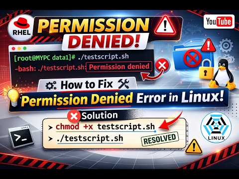 Linux Bash Error: Permission denied When Running Script – Quick Fix [SOLVED]
