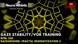 240BPM Gaze Stability VOR Training with Fractal Dizziness Desensitization 2