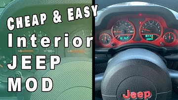 How to easily remove an instrument gauge cluster from a JK Jeep Wrangler to  mod or paint. - jeep wrangler instrument cluster failure
