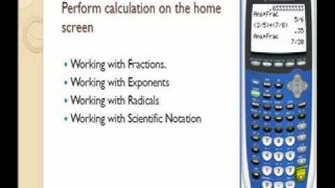 Graphing Calculator Basics