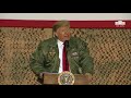 President Trump Delivers Remarks To Troops