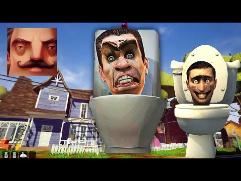 Hello Neighbor - My New Neighbor Skibidi Toilet Baby Big G-Mann Act 2 Gameplay Skibidi Toilet