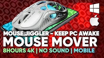 Mouse Jiggler | Mover - 8 Hours 4K – Keep PC or Mac Awake | Albanian Edition