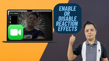 How to Enable or Disable FaceTime Reaction Effects on Mac
