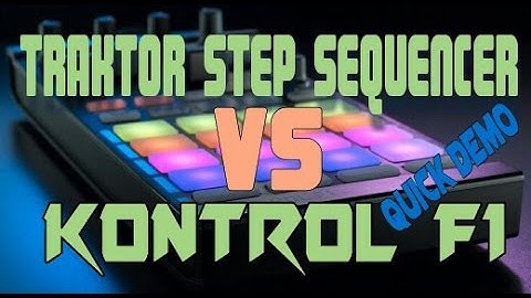 Traktor 2.11 Step Sequencer Kontrol F1 Step Sequencer  (How To LINK In Description)