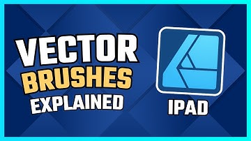 Vector Brush for Beginners in 2 Minutes | Affinity Designer IPAD