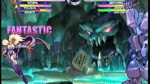 MvC2 Online (360): Brett (MSP) vs useleSSSavant (Sent/Mag/IM) 57 .:1.12.11:.