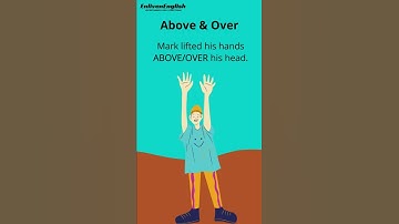 Prepositions Above & Over || Grammar Capsule 2 || #fixedprepositions #prepositions #above&over