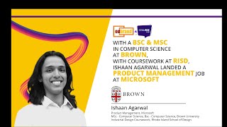 BSc. & MSc. in CS at Brown University joined hands with coursework @RISD to land a job at Microsoft!