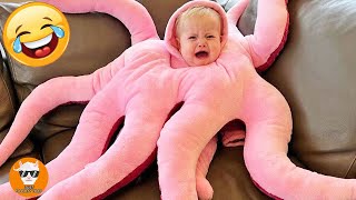 Oh my God! Funniest Babies Can't Laugh in Their Trouble Moments - Funny Baby Videos | Just Funniest