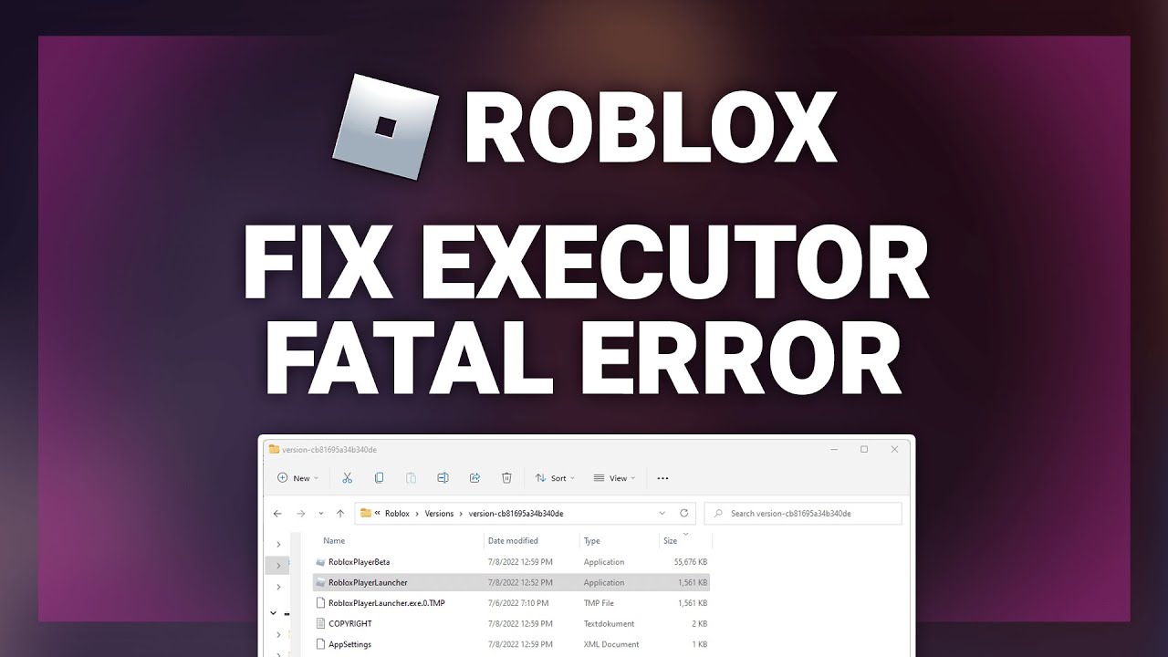 How to Fix Roblox Executor Fatal Error on Windows PC - Saint