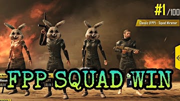 PUBG MOBILE FPP MODE SQUAD CHICKEN DINNER | PUBG MOBILE UPDATE 0.6.0 FPP SQUAD GAMEPLAY