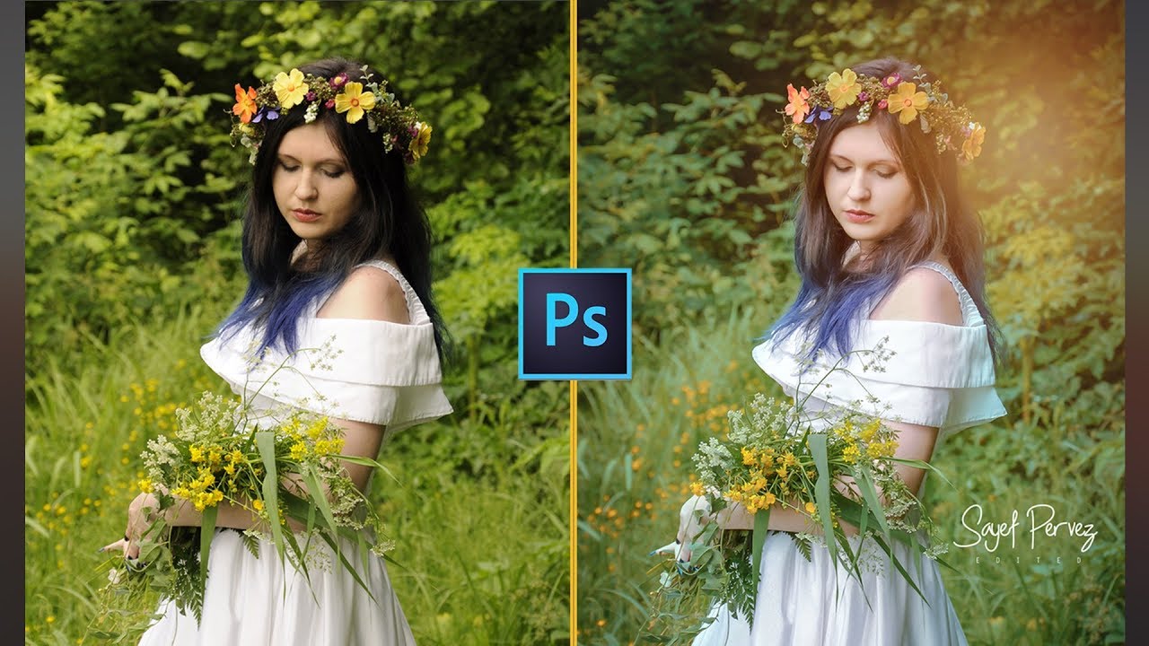 CC Tutorial How to edit Outdoor portrait Photo With Camera