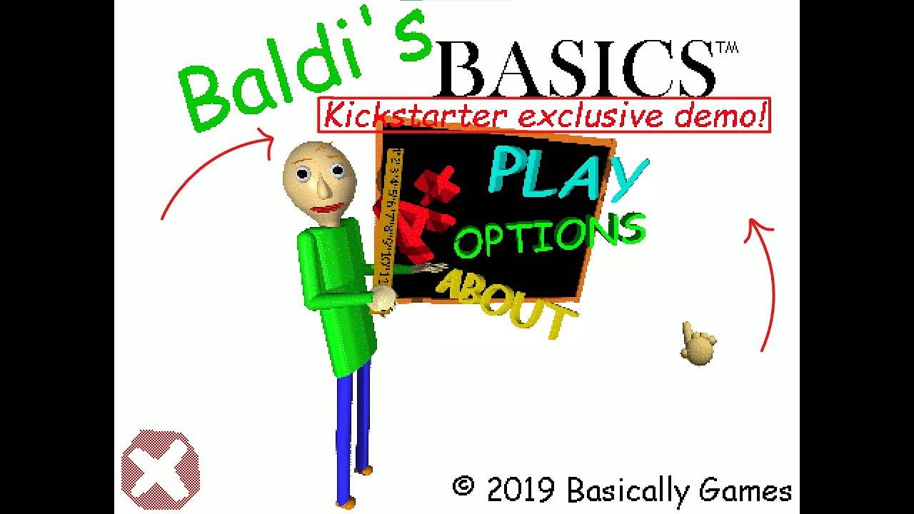 Baldi Basics Kickstarter Exclusive demo - Play Game Online for