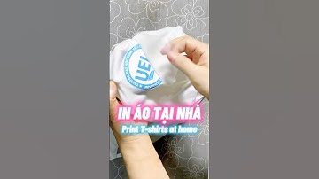 In áo thun tại nhà cực dễ với bàn ủi và decal nhiệt tại #thegioidecal #shorts