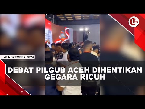 DEBAT PILGUB ACEH RICUH KARENA MASALAH MIKROFON | U-NEWS