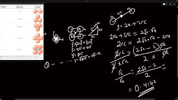 Show that the minimum cation-to-anion radius ratio for a coordination number of 6 is 0.4142