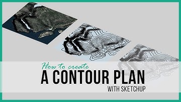 How to Generate Contour Map with Sketchup