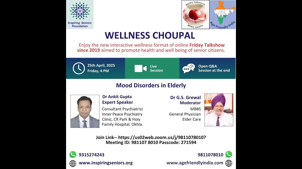 EP 22 | Mood Disorders in Elderly | Wellness Choupal 