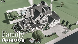 MEGA MANSION BLOXBURG SPEEDBUILD WITH GUEST HOUSE AND POOL
