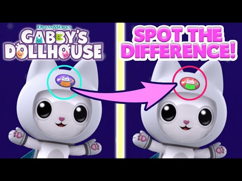 Help Gabby Spot the Difference! Learning Game for Kids | GABBY'S DOLLHOUSE