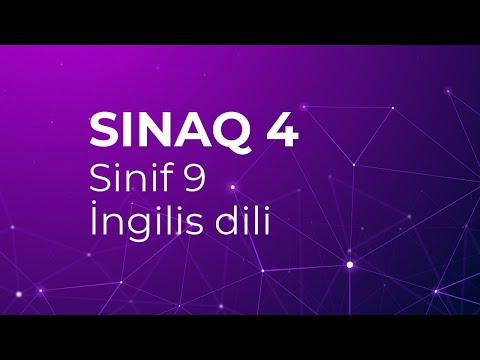 İngilis dili 9-cu sinif  Güvən Sınaq 4 Buraxılış fənləri üzrə