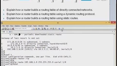 4.2 Routing Concepts (Part 2) - CCNA Semester 2 Chapter 4: Routing Concepts