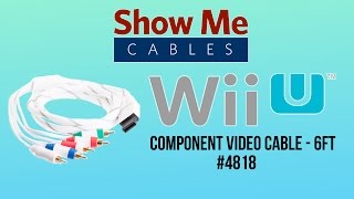 Onn 6′ Monitor Cable Nintendo Wii and Wii U Component Video Cable - 6 FT #4818