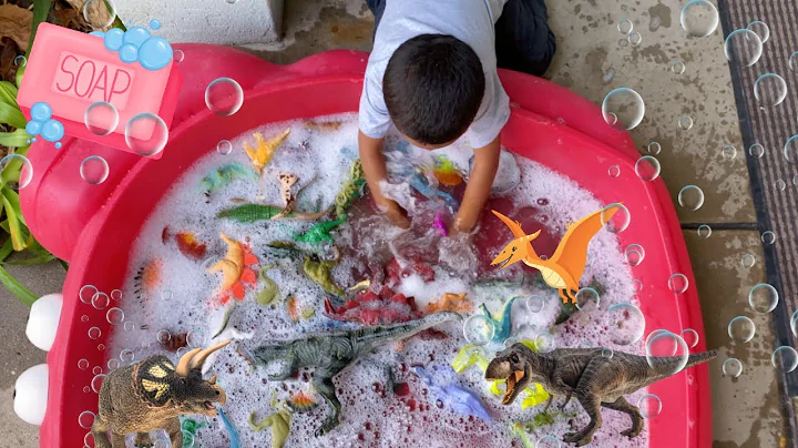 Dinosaur Wash with Jeremy! So many Dinosaurs