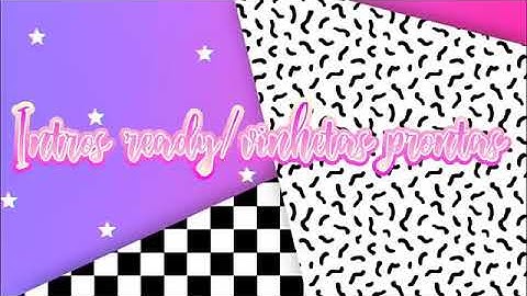 Vinhetas tumblr sem texto 2018