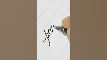 How to write cursive handwriting in English #shorts #youtubeshorts #cursive #viral #youtube