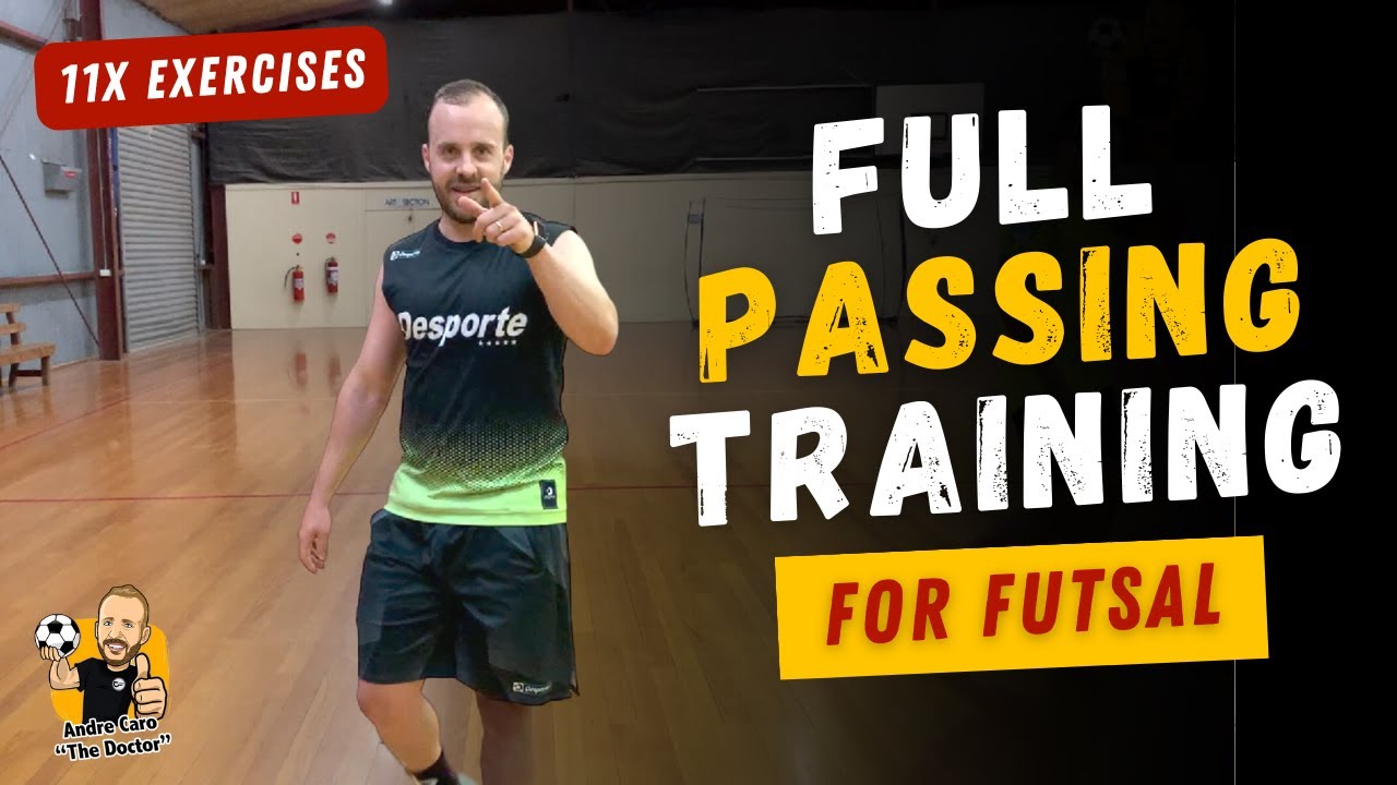 FULL FUTSAL TRAINING PASSING DRILLS | 11x EXERCISES - YouTube
