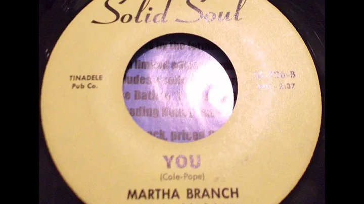 Martha Branch - You.wmv