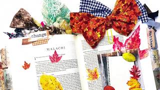 How I Make Bows| Thanskgiving Devotional| Keys of the Kingdom| Watercolor Leaves| Bible Process