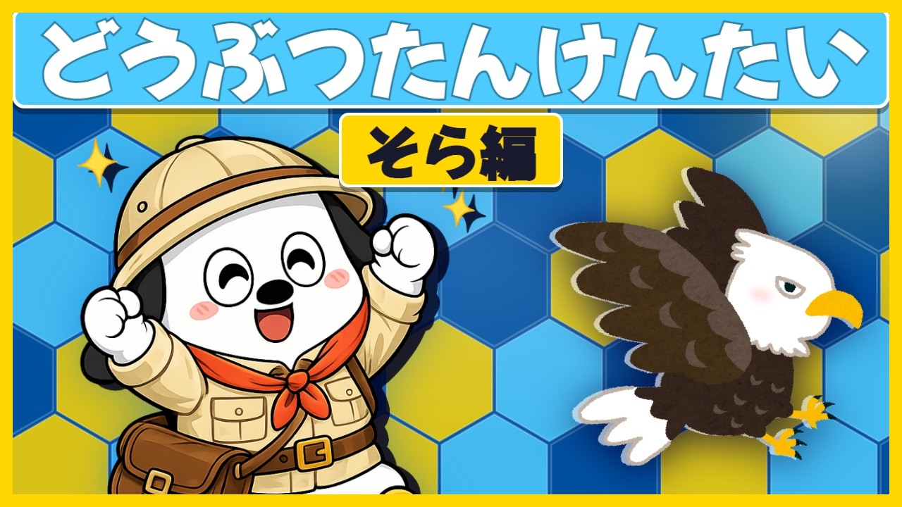 そらのどうぶつを みつけよう！たんけんアニメ｜mojileeTV(モジリーTV