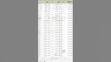 엑셀_EXCEL 필터로 그룹핑 안되는 시간정보 그룹핑 하는 방법 알아보기!엑셀 이것만!ENGINE #shorts #excel #엑셀