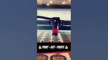 💰 Print + Cut = Profit 💰 UV Printing Meets Laser Cutter