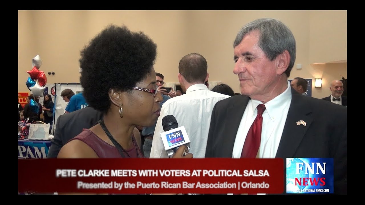florida politics sunburn Commissioner Pete Clarke Meets with Orlando Voters at Political Salsa | FNN NEWS
