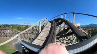Tremors Roller Coaster at Silverwood (360 Video)