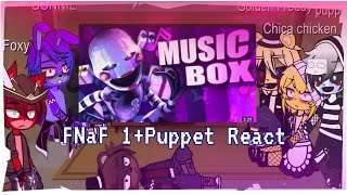 FNaF 1 + Puppet React Music Box DHeusta Cover (Remix)