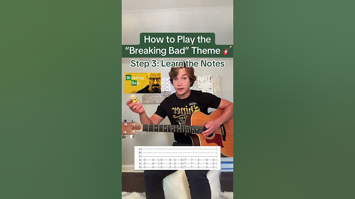 How to Play the “Breaking Bad” Theme 🎸 #guitartok #guitartutorial #guitarlesson #guitartabs
