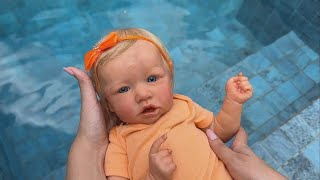 Kemillys Sunny Pool Day Routine Reborn Baby Fun With Gabi Reborn