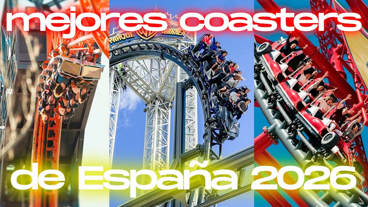 🎢 TOP 10 MEJORES MONTAÑAS RUSAS DE ESPAÑA 2026 🇪🇸