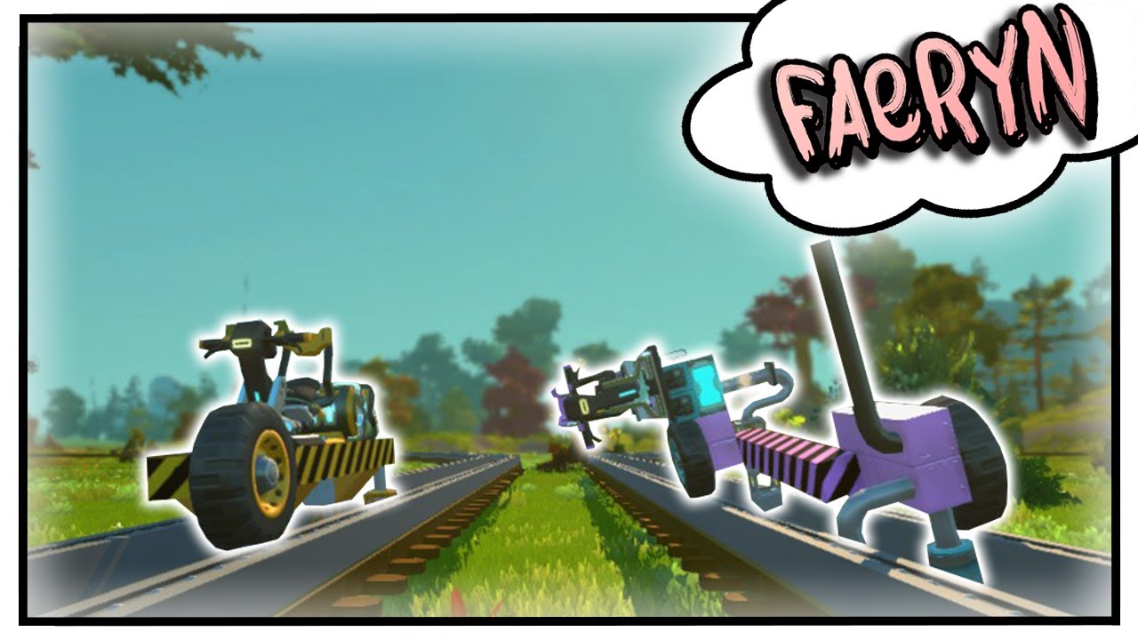Trains With Only 2 Wheels?! | Scrap Mechanic Challenges