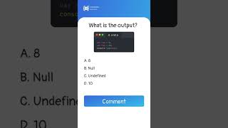 JavaScript: What is the output? #javascript #shorts
