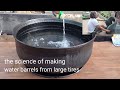 Cara cepat membuat bak air dari ban bekas