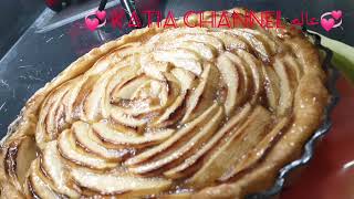 Tarte aux pommes rapide et facile.  تارت بالتفاح