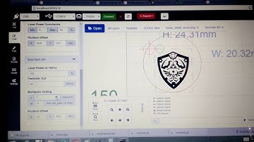 Laserweb acrylic engrave part 2