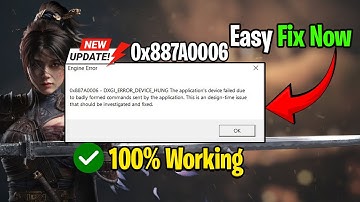 Fixing Error 0x887A0006 in Unreal Engine.UE4 Fatal Error - D3D Device Hung Step by Step Guide