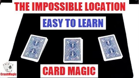 The Impossible Location Card Trick Performance and Tutorial